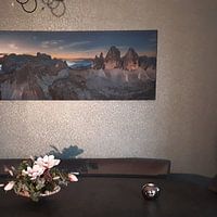 Kundenfoto: Sonnenaufgang bei den drei Zinnen von Denis Feiner, als art frame