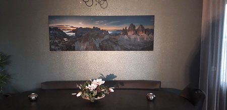 Zonsopgang bij de drie pieken