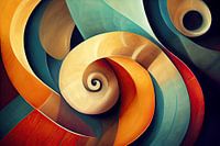 Abstrait en spirale
