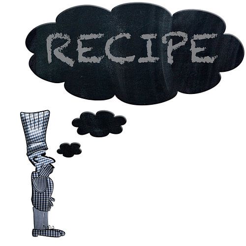 Kok verzint een recipe