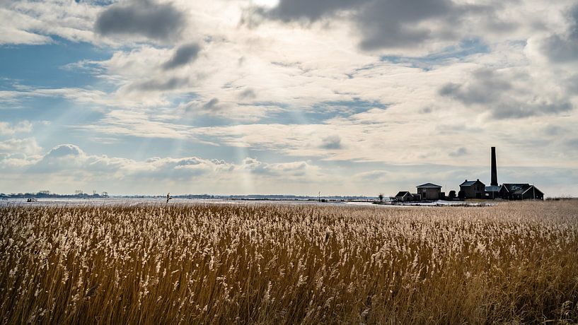 Het historische Arkemheemse stoomgemaal in Nijkerk.  van ByOnkruud