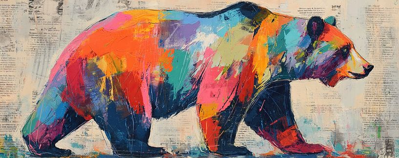 Colourful Animal by Abstract Painting