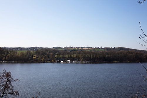 Impressies van het Baldeney-meer in Essen, Duitsland