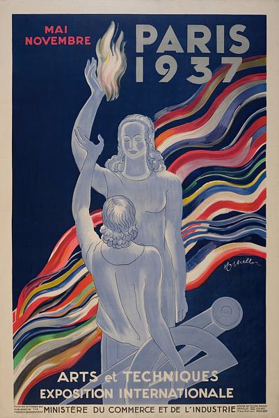 Leonetto Cappiello - Internationale tentoonstelling van kunst en techniek (1937) van Peter Balan