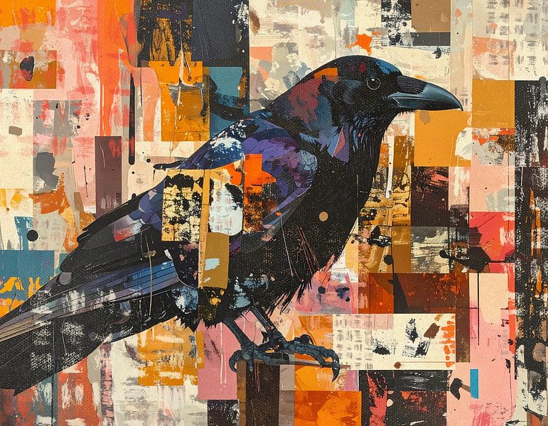 Kleurige raaf van Emiel de Lange