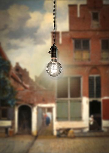 The Little Street - a well-lit Vermeer painting