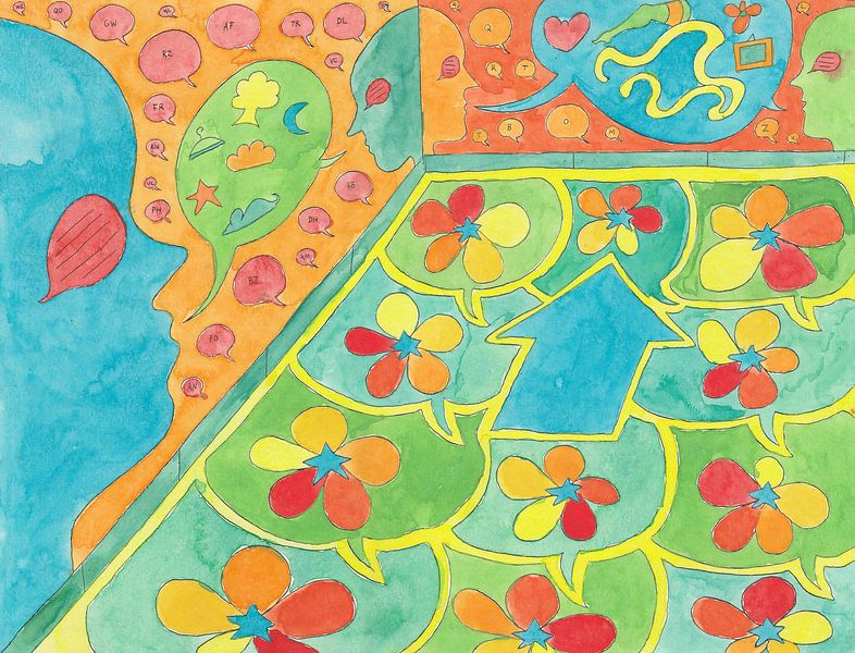 Flowers and Balloons by Sandro Cocco