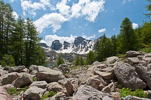 Provence Lac D Allos natuurgebied Parc National Du Mercantour van Rene du Chatenier