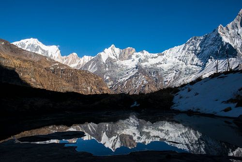 Reflectie van bergen