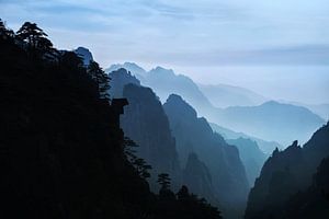 Schöne Natur in China: Berglandschaft des Gelben Berges (Huangshan)