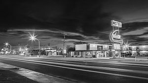 Een avond in Kingman, Arizona in Zwart-Wit van Henk Meijer Photography