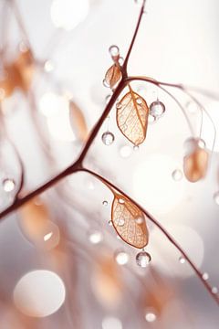 Drops On Leaf No 2 by treechild .