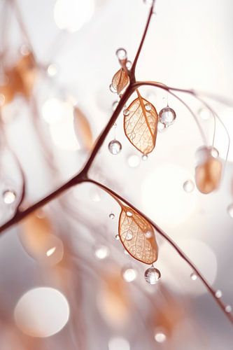 Drops On Leaf No 2