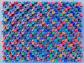 Relief K2 Buntglas von Frans Blok - Fotos, Kunst und weitere Wanddekoration Miniaturansicht