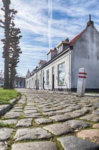 Old-fashioned street in Bergen op Zoom by Mark Bolijn