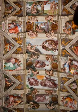Plafondschildering Sixtijnse kapel van Kim Meijer