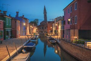 Venise Burano de nuit