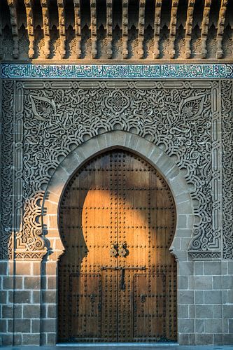 Zonsondergang in Meknes, Marokko