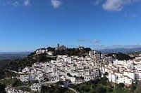 Most beautiful White village Casares, Spain, Costa del Sol Andalucia