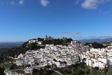 Mooiste Witte dorpje Casares, Spain, Costa del Sol Andalusie