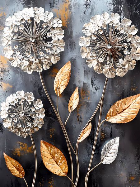 Chic dandelion flowers by haroulita