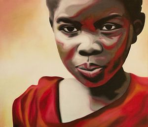 African Girl van anja verbruggen