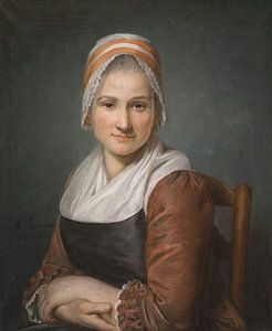Portret van een jonge vrouw, Marie-Geneviève Navarra, Marie-Geneviève