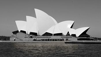 Sydney Opera House - Australia (Black and White)