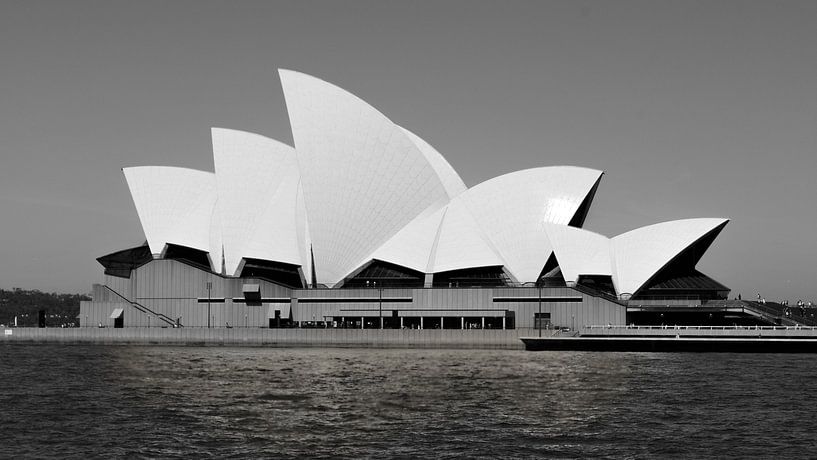 Sydney Opera House - Australia (Black and White) by Be More Outdoor