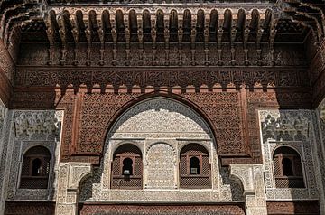Medersa in Meknes Morocco by Dieter Walther