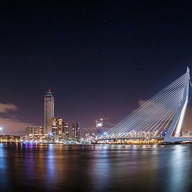 Skyline Rotterdam van Johan Honders