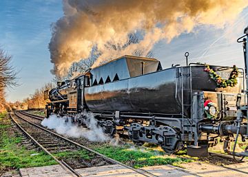 Steam locomotive 52 532 of the Miljoenenlijn - Zuid Limburgse Stoomtrein Maatschappij (ZLSM) by Flachsfotografie