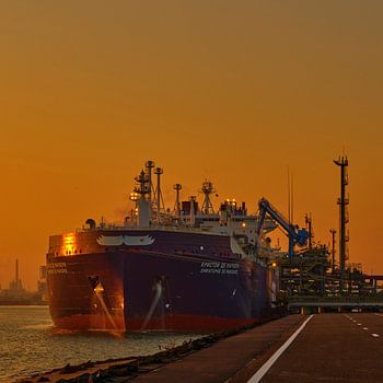 Christophe de Margerie in haven Maasvlakte