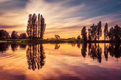 Coucher de soleil à Poelmeer