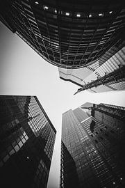 Financieel district in Londen Zwart & Wit van Stefan Wanning