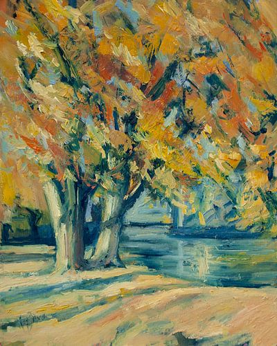 Autumn along the Jeker