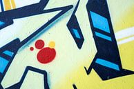 Detail van graffiti op de muur van het huis van Heiko Kueverling thumbnail