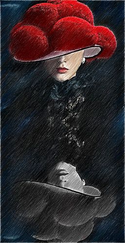 Reflecting black forest woman 1.0 ART