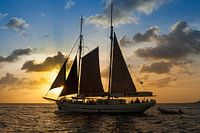 Sunset sailing