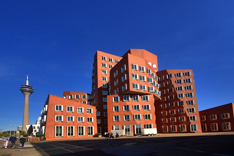 Panorama architectural de Düsseldorf 1 par Edgar Schermaul