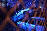 Two wrecked cars stacked by Edsard Keuning thumbnail