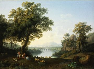 Rivierlandschap, Jakob Philipp Hackert