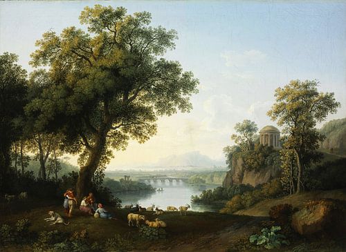 Rivierlandschap, Jakob Philipp Hackert