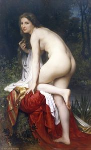 Nackter Badender, William Adolphe Bouguereau - 1864