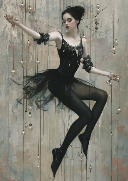 Danseuse de ballet par Peinture Abstraite
