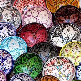 Colourful pottery - Essaouira - Morocco by Marianne Ottemann - OTTI