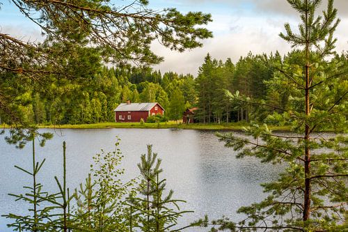 Chalet suédois sur le lac