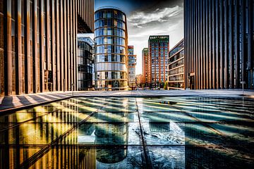 Düsseldorf Mediahaven van Dieter Walther