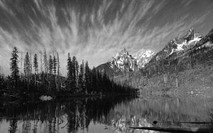 Grand Teton Mountain range in North America von Mirakels Kiekje