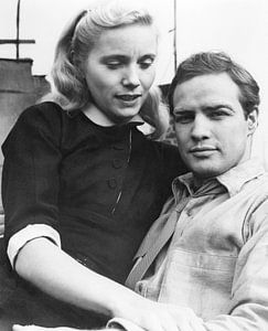 Marlon Brando en Eva Marie Saint van Bridgeman Images